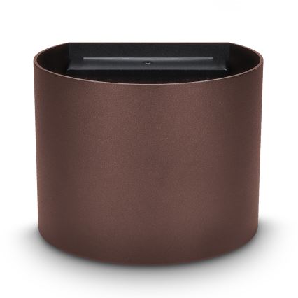 Brilagi - LED lauko sieninis šviestuvas RONDO LED/6W/230V rudos spalvos IP54