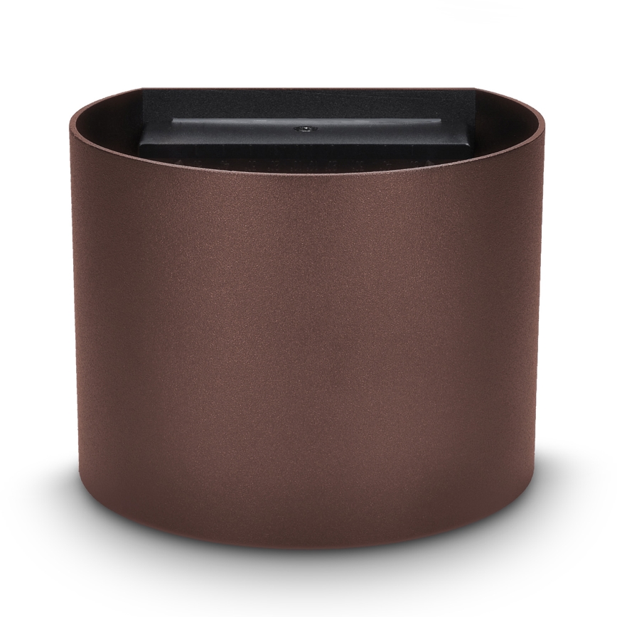 Brilagi - LED lauko sieninis šviestuvas RONDO LED/6W/230V rudos spalvos IP54