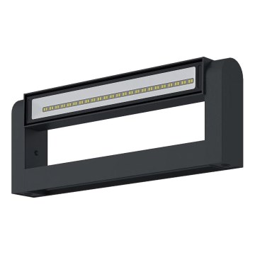 Brilagi - LED lauko sieninis šviestuvas SALERNO LED/12W/230V 35,5 cm antracitas IP65