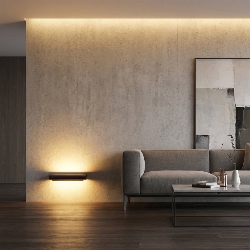Brilagi - LED lauko sieninis šviestuvas SALERNO LED/12W/230V 35,5 cm antracitas IP65