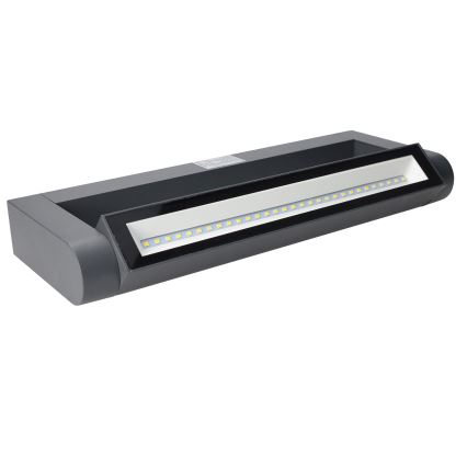 Brilagi - LED lauko sieninis šviestuvas SALERNO LED/12W/230V 35,5 cm antracitas IP65