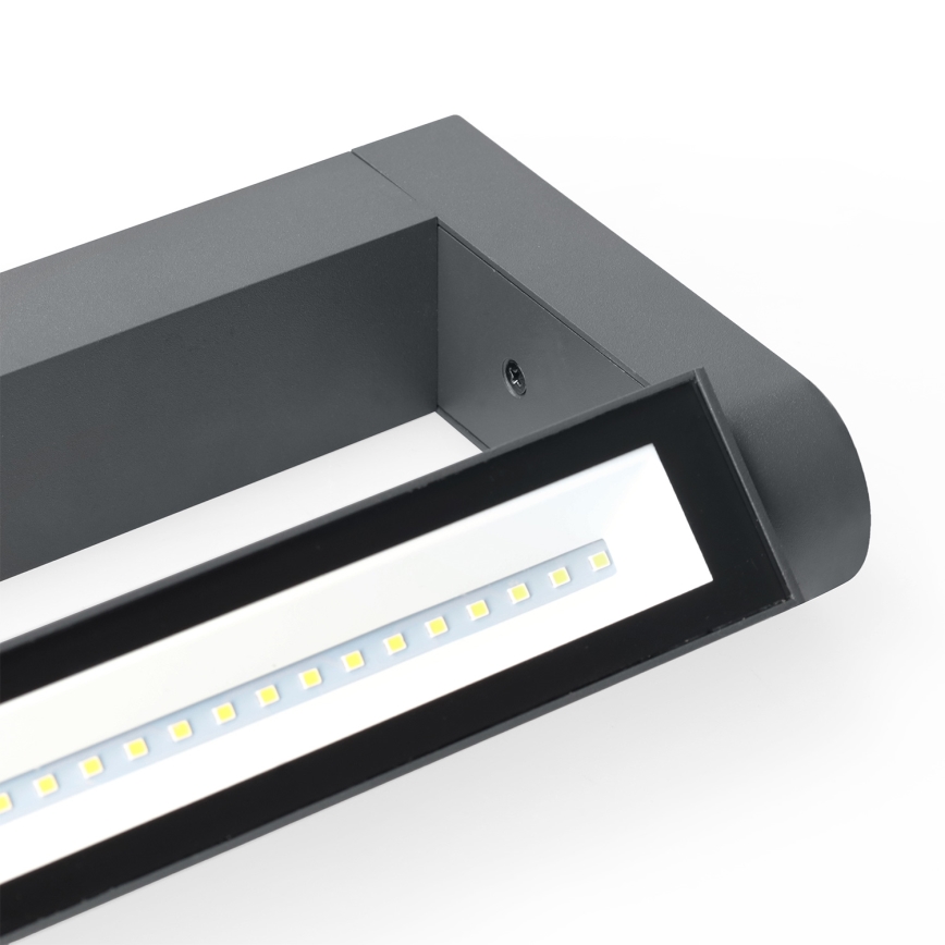 Brilagi - LED lauko sieninis šviestuvas SALERNO LED/12W/230V 35,5 cm antracitas IP65