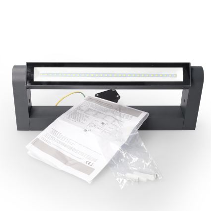 Brilagi - LED lauko sieninis šviestuvas SALERNO LED/12W/230V 35,5 cm antracitas IP65