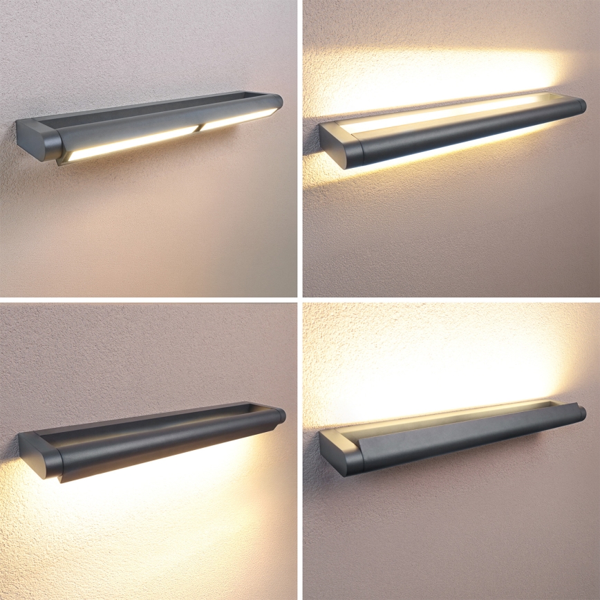 Brilagi - LED lauko sieninis šviestuvas SALERNO LED/24W/230V 66 cm antracitas IP65