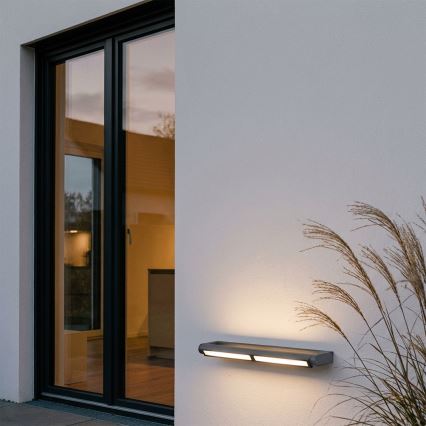 Brilagi - LED lauko sieninis šviestuvas SALERNO LED/24W/230V 66 cm antracitas IP65