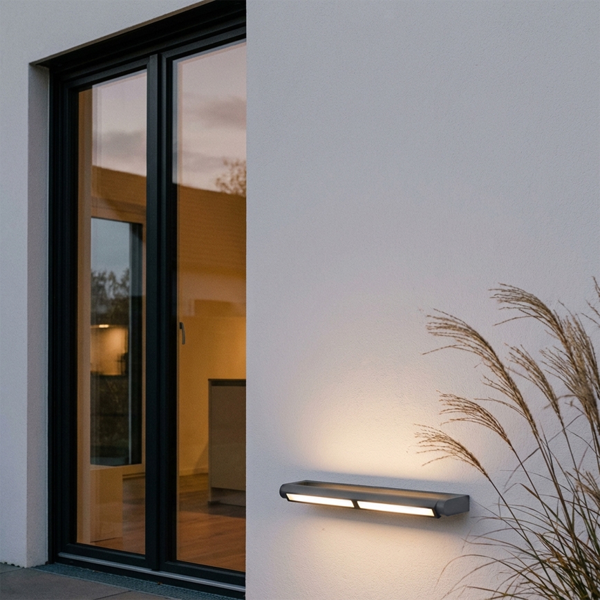 Brilagi - LED lauko sieninis šviestuvas SALERNO LED/24W/230V 66 cm antracitas IP65