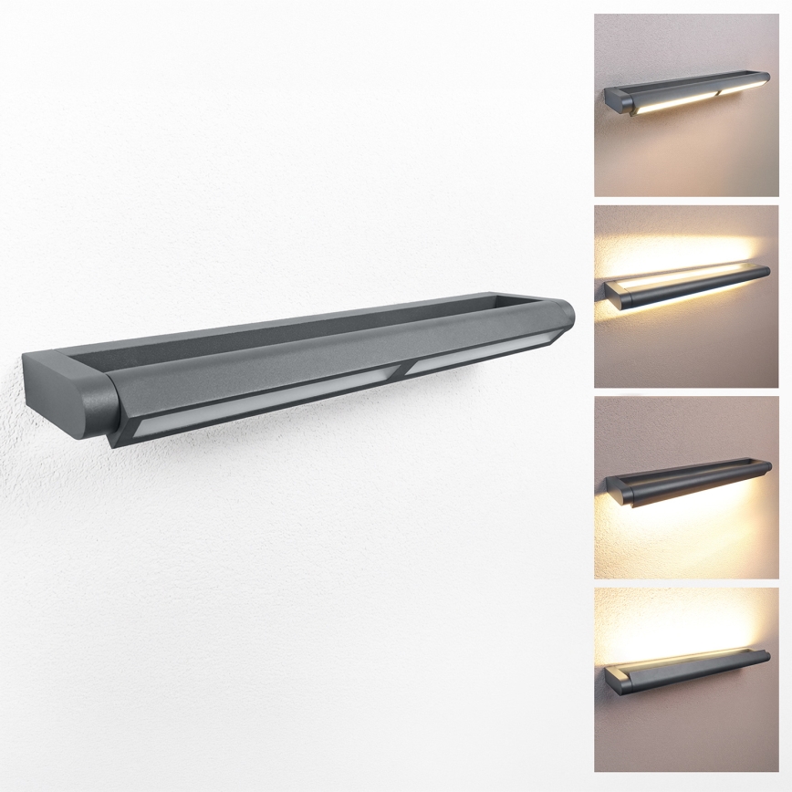 Brilagi - LED lauko sieninis šviestuvas SALERNO LED/24W/230V 66 cm antracitas IP65