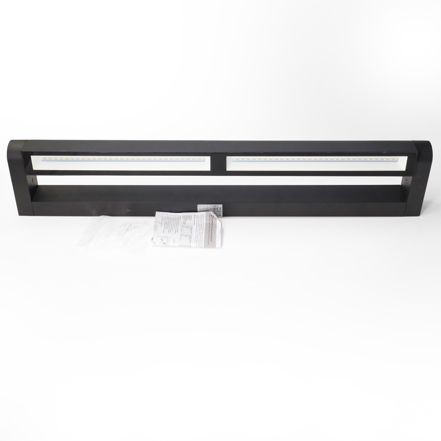 Brilagi - LED lauko sieninis šviestuvas SALERNO LED/24W/230V 66 cm juoda IP65