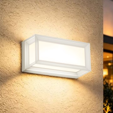 Brilagi - LED lauko sieninis šviestuvas su judesio jutikliu PARKER LED/12W/230V baltas IP44