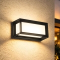 Brilagi - LED lauko sieninis šviestuvas su judesio jutikliu PARKER LED/12W/230V juodas IP44