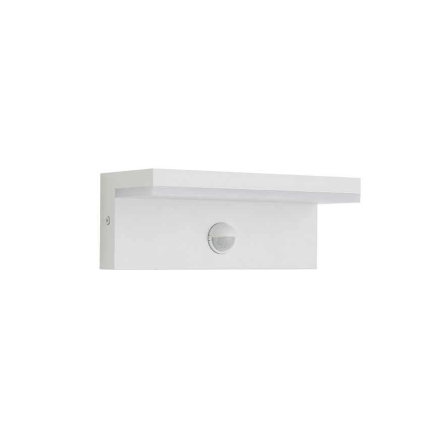 Brilagi - LED lauko sieninis šviestuvas su jutikliu TESSI LED/10W/230V baltas IP54