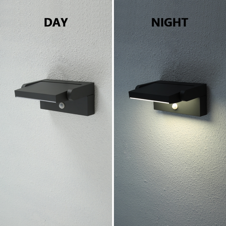 Brilagi - LED Lauko sieninis šviestuvas su jutikliu ANKLE LED/12,5W/230V IP54