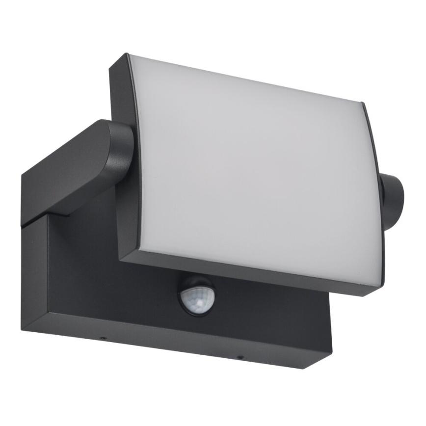 Brilagi - LED Lauko sieninis šviestuvas su jutikliu ANKLE LED/18W/230V 3000K IP65 antracitas