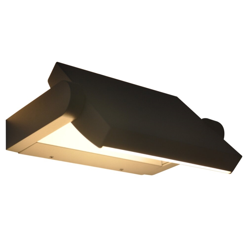 Brilagi - LED Lauko sieninis šviestuvas su jutikliu ANKLE LED/18W/230V 3000K IP65 antracitas