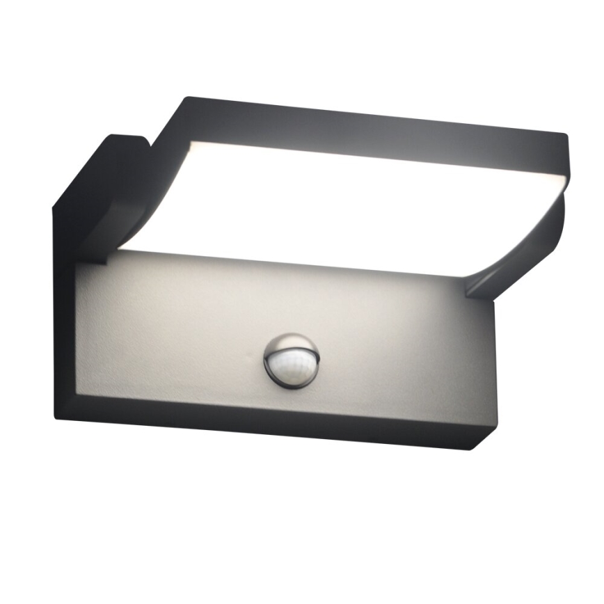 Brilagi - LED Lauko sieninis šviestuvas su jutikliu ANKLE LED/18W/230V 4000K IP65 antracitas