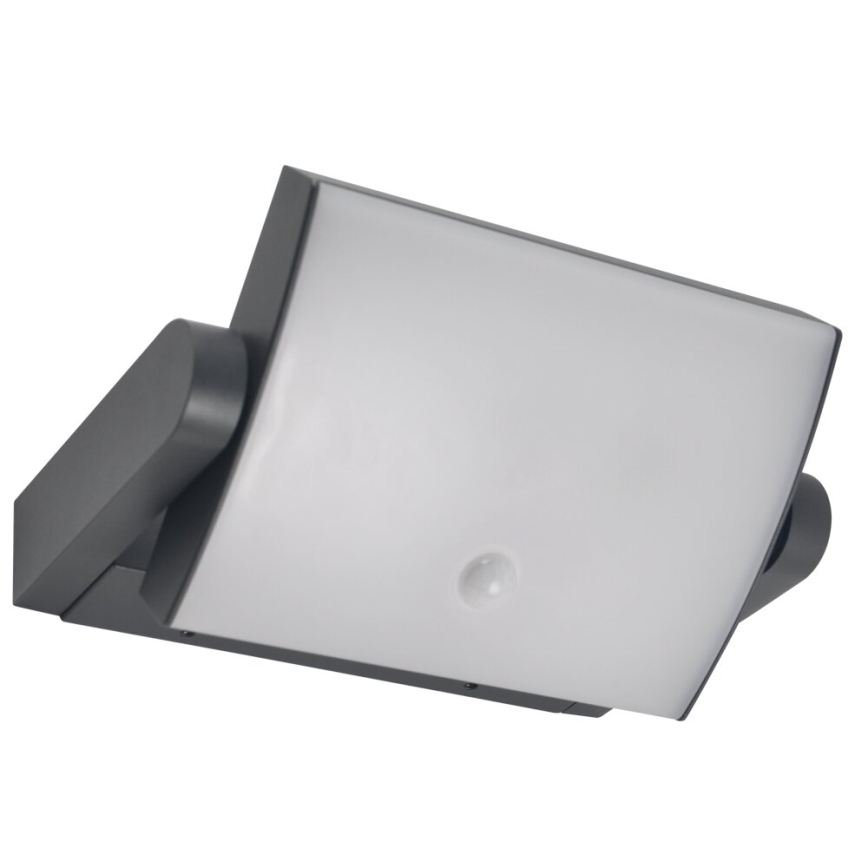 Brilagi - LED Lauko sieninis šviestuvas su jutikliu ANKLE LED/18W/230V 4000K IP65 antracitas