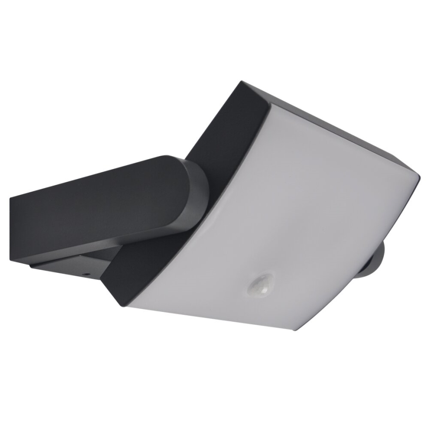 Brilagi - LED Lauko sieninis šviestuvas su jutikliu ANKLE LED/18W/230V 4000K IP65 antracitas