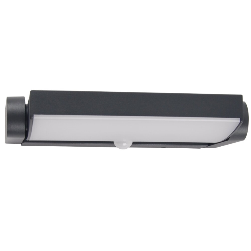 Brilagi - LED Lauko sieninis šviestuvas su jutikliu ANKLE LED/18W/230V 4000K IP65 antracitas