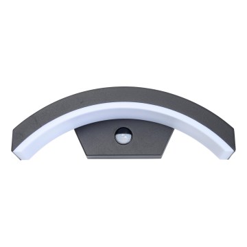 Brilagi - LED Lauko sieninis šviestuvas su jutikliu ARCELO LED/8W/230V IP54
