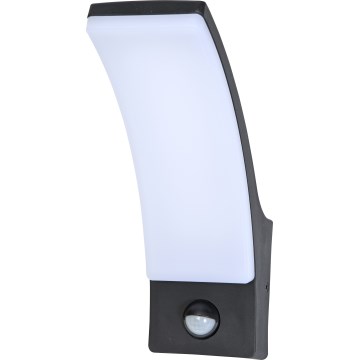 Brilagi - LED Lauko sieninis šviestuvas su jutikliu ARCELO LED/9W/230V IP44