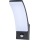Brilagi - LED Lauko sieninis šviestuvas su jutikliu ARCELO LED/9W/230V IP44
