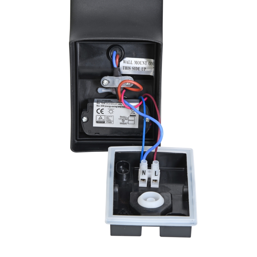 Brilagi - LED Lauko sieninis šviestuvas su jutikliu ARCELO LED/9W/230V IP44