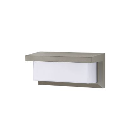 Brilagi - LED Lauko sieninis šviestuvas su jutikliu BRICKY LED/12W/230V pilka IP54