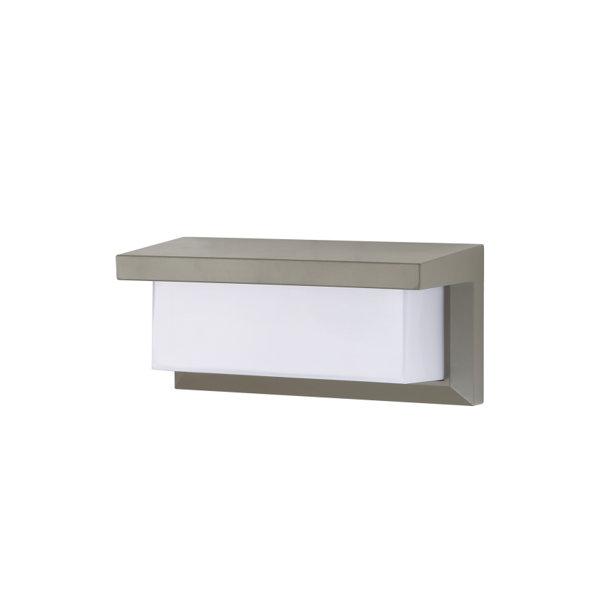 Brilagi - LED Lauko sieninis šviestuvas su jutikliu BRICKY LED/12W/230V pilka IP54