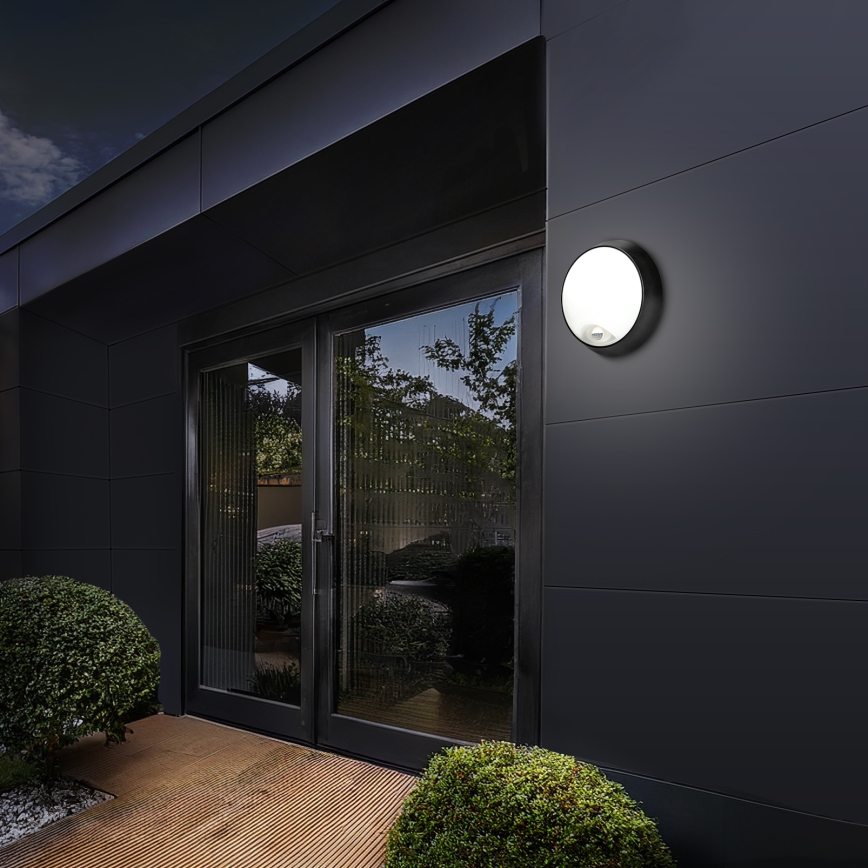 Brilagi - LED Lauko sieninis šviestuvas su jutikliu 2in1 BULKHEAD LED/20W/230V IP65