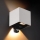 Brilagi - LED lauko sieninis šviestuvas su jutikliu CUBE LED/6W/230V pilkas IP65