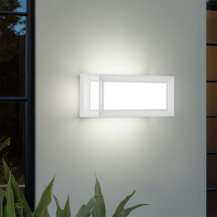 Brilagi - LED lauko sieninis šviestuvas su judesio jutikliu PARKER LED/12W/230V baltas IP44