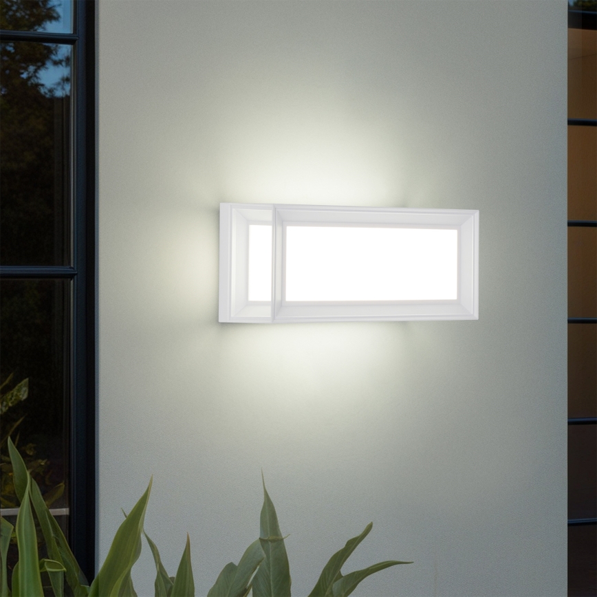 Brilagi - LED lauko sieninis šviestuvas su judesio jutikliu PARKER LED/12W/230V baltas IP44