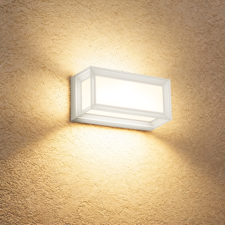 Brilagi - LED lauko sieninis šviestuvas su judesio jutikliu PARKER LED/12W/230V baltas IP44