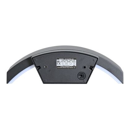 Brilagi - LED lauko sieninis šviestuvas su jutikliu ARCELO LED/8W/230V IP54