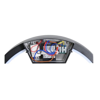Brilagi - LED lauko sieninis šviestuvas su jutikliu ARCELO LED/8W/230V IP54