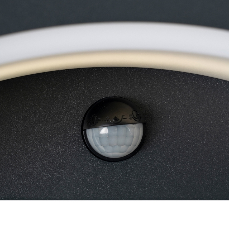 Brilagi - LED lauko sieninis šviestuvas su jutikliu ARCELO LED/8W/230V IP54