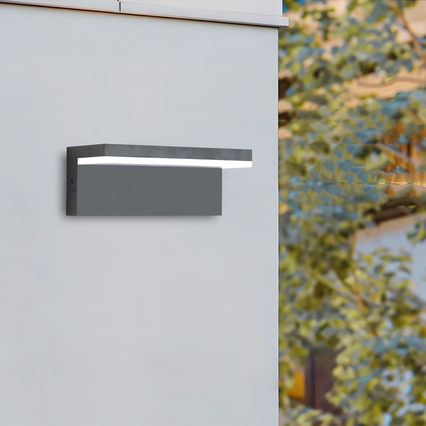 Brilagi - LED lauko sieninis šviestuvas TESSI LED/10W/230V antracitas IP54