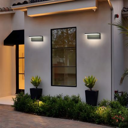 Brilagi - LED lauko sieninis šviestuvas TESSI LED/10W/230V antracitas IP54