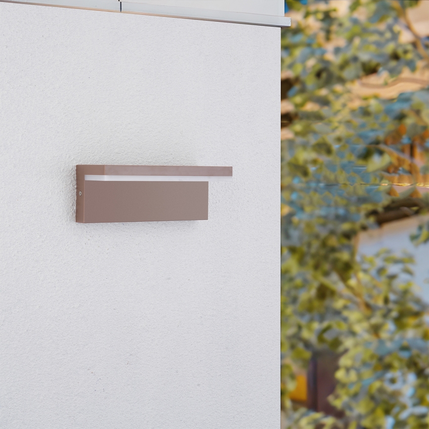 Brilagi - LED lauko sieninis šviestuvas TESSI LED/10W/230V rudas IP54