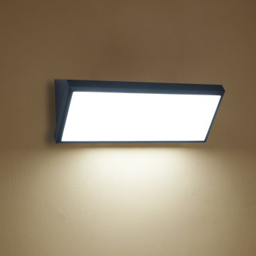 Brilagi - LED Lauko sieninis šviestuvas TRIANGLE LED/42W/230V juodas IP65