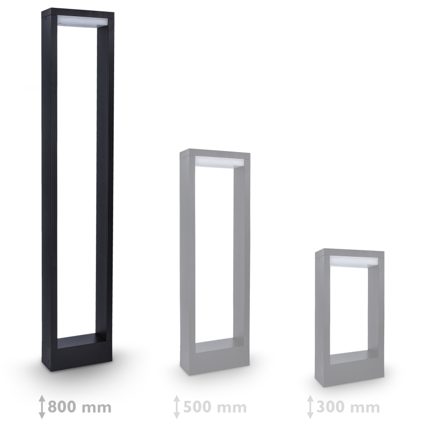 Brilagi - LED lauko šviestuvas BARI LED/7W/230V 3000/4000/6000K antracitas IP54 80 cm