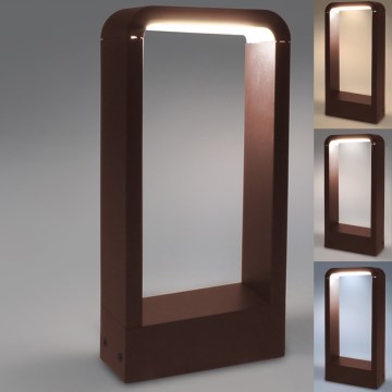 Brilagi - LED lauko šviestuvas BARI LED/7W/230V 3000/4000/6000K rudas IP54 30 cm