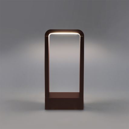 Brilagi - LED lauko šviestuvas BARI LED/7W/230V 3000/4000/6000K rudas IP54 30 cm