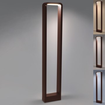 Brilagi - LED lauko šviestuvas BARI LED/7W/230V 3000/4000/6000K rudas IP54 80 cm