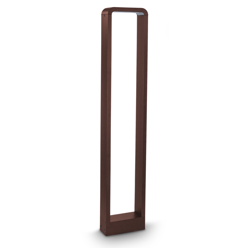 Brilagi - LED lauko šviestuvas BARI LED/7W/230V 3000/4000/6000K rudas IP54 80 cm