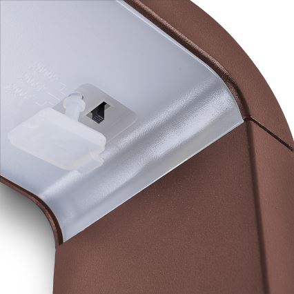 Brilagi - LED lauko šviestuvas BARI LED/7W/230V 3000/4000/6000K rudas IP54 80 cm