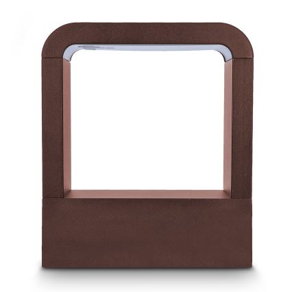 Brilagi - lauko sieninis LED šviestuvas BARI LED/7W/230V 3000/4000/6000K rudos spalvos IP54