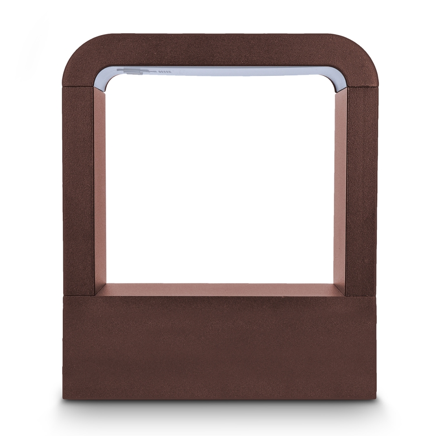 Brilagi - lauko sieninis LED šviestuvas BARI LED/7W/230V 3000/4000/6000K rudos spalvos IP54