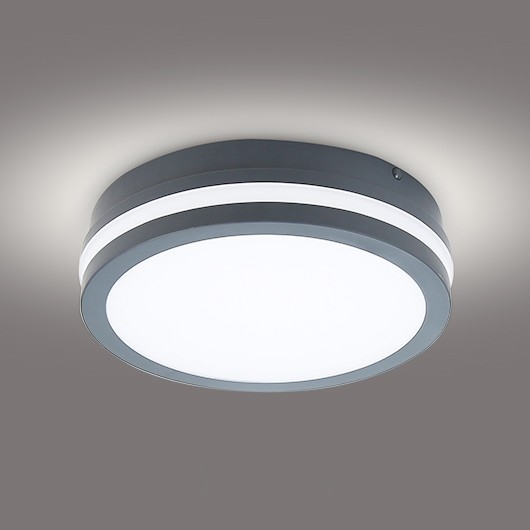 Brilagi - LED lauko šviestuvas BENE LED/18W/230V diametras 22 cm antracitas IP54