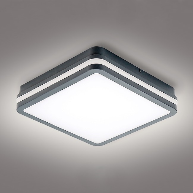 Brilagi - LED lauko šviestuvas BENE LED/24W/230V 26x26 cm antracitas IP54